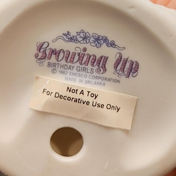 Enesco Growing Up Girls “Brunette Age 13” Porcelain Figurine - Picture 5 of 6